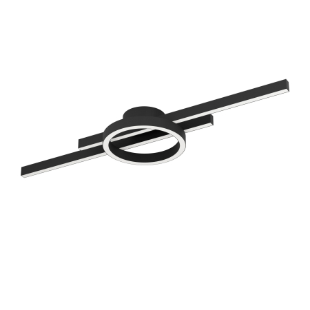 Moderne - Plafoniera EGLO Amandolo 900953 LED 23,5W 2700-6500K 2850lm 220-240V,50/60Hz L 775mm x l 200mm x H 75mm aluminiu/otel negru plastic alb IP20