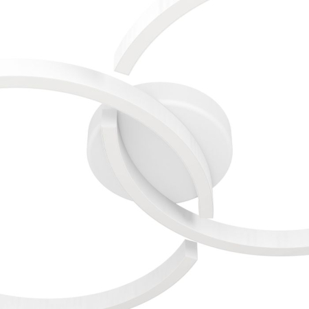 Plafoniera EGLO Amandolo 900954 LED 19,5W 2700-6500K 2400lm 220-240V,50/60Hz L 675mm x l 380mm x H 65mm aluminiu/otel alb plastic alb IP20 [2]