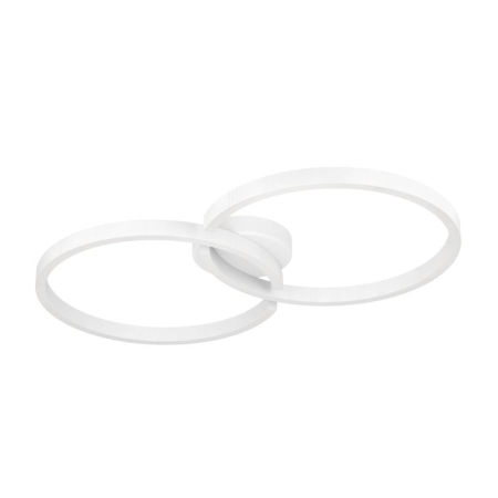 Moderne - Plafoniera EGLO Amandolo 900954 LED 19,5W 2700-6500K 2400lm 220-240V,50/60Hz L 675mm x l 380mm x H 65mm aluminiu/otel alb plastic alb IP20