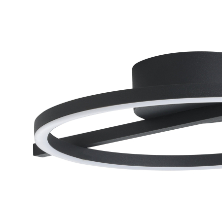 Plafoniera EGLO Amandolo 901113 LED 17W 2700-6500K 1900lm 220-240V,50/60Hz L 400mm x l 300mm x H 65mm aluminiu/otel negru plastic alb IP20 [4]