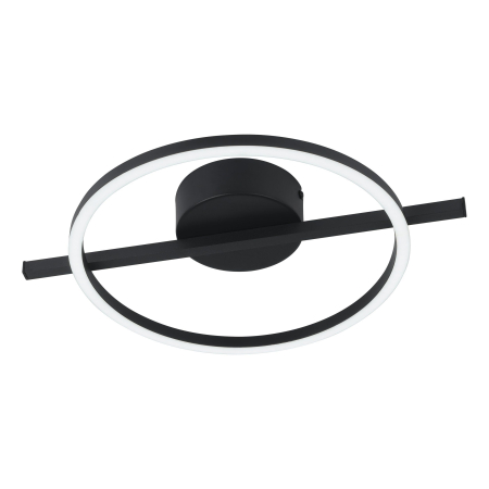 Moderne - Plafoniera EGLO Amandolo 901113 LED 17W 2700-6500K 1900lm 220-240V,50/60Hz L 400mm x l 300mm x H 65mm aluminiu/otel negru plastic alb IP20