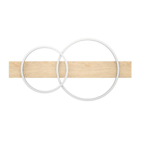 Plafoniera EGLO Boyal 901716 LED;LED 1X12W;1X12W 3000K 1700;1700lm 220-240V,50/60Hz L 780mm x l 400mm x H 90mm otel/lemn negru/maro plastic alb IP20 [3]