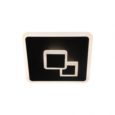 BLACK FRIDAY 2024 - Plafoniera EGLO CADEGAL 30658, LED 9W, 1214lm, 4000K, Otel, Negru, Plastic, Alb