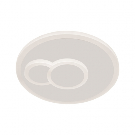 Plafoniera EGLO Cadegal 33942 LED 7,8W 4000K 1100lm 220-240V,50/60Hz H 50mm x Ø200mm otel alb plastic alb IP20