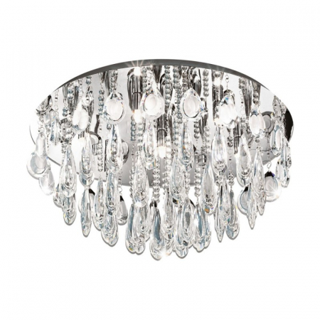 BLACK FRIDAY 2024 - Plafoniera EGLO CALAONDA 93413, G9 7x33W, 580mm, Crom/Cristal