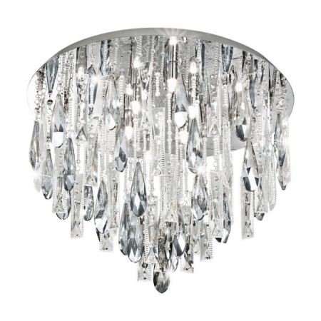 BLACK FRIDAY 2024 - Plafoniera EGLO CALAONDA 93433, G9 8x33W, 580mm, Crom/Cristal