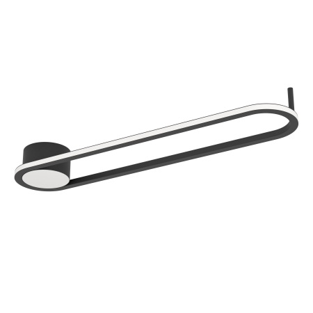 Plafoniere - Plafoniera EGLO Collecorvino 902151 LED 24W 2700K, 4000K, 6500K 2400lm 220-240V,50/60Hz L 500mm x l 125mm x H 60mm aluminiu/otel negru plastic alb IP20