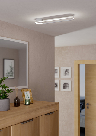 Plafoniera EGLO Collecorvino 902152 LED 24W 2700K, 4000K, 6500K 2400lm 220-240V,50/60Hz L 500mm x l 125mm x H 60mm aluminiu/otel alb plastic alb IP20 [3]