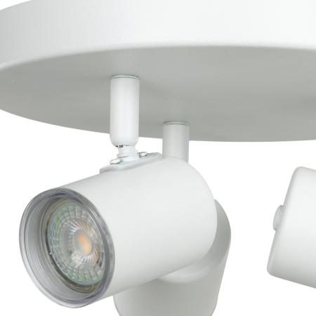 Plafoniera EGLO Consuma 1 901962 GU10 3X5W 220-240V,50/60Hz H 130mm x Ø250mm otel alb  IP44 [2]