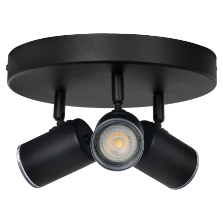 Plafoniera EGLO Consuma 1 901965 GU10 3X5W 220-240V,50/60Hz H 130mm x Ø250mm otel negru  IP44 [3]