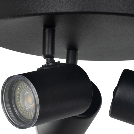 Plafoniera EGLO Consuma 1 901965 GU10 3X5W 220-240V,50/60Hz H 130mm x Ø250mm otel negru  IP44 [1]