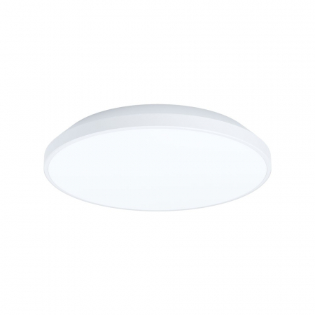 Plafoniere LED - Plafoniera EGLO CRESPILLO 99337, LED 16W 1600lm 4000K Ø240mm, Plastic, Otel, Alb