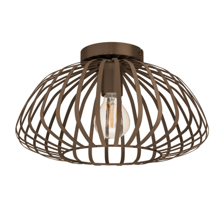 Plafoniera EGLO Espinal 901096 E27 1X40W 220-240V,50/60Hz H 220mm x Ø385mm otel bronz  IP20