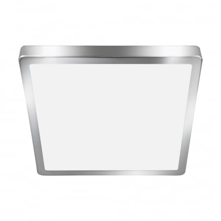 BLACK FRIDAY - Plafoniera EGLO FUEVA 5 30894, LED 20W, 2200lm, 4000K, IP44 Otel, Crom, Plastic, Alb
