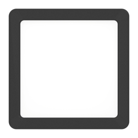 Plafoniera EGLO Fueva 6 901328 LED 7W 2700K, 4000K, 6500K 1100lm 220-240V,50/60Hz L 150mm x l 150mm x H 25mm plastic negru plastic alb IP44 [4]