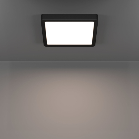 Plafoniera EGLO Fueva 6 901329 LED 10,5W 2700K, 4000K, 6500K 1700lm 220-240V,50/60Hz L 220mm x l 220mm x H 25mm plastic negru plastic alb IP44 [3]