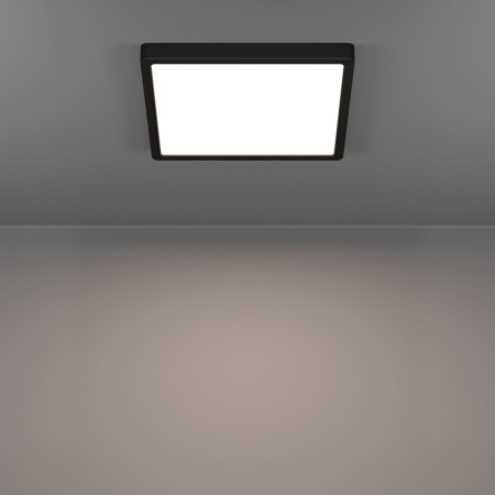 Plafoniera EGLO Fueva 6 901331 LED 13W 2700K, 4000K, 6500K 2100lm 220-240V,50/60Hz L 290mm x l 290mm x H 25mm plastic negru plastic alb IP44 [3]