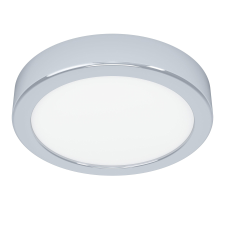 ILUMINAT INTERIOR - Plafoniera EGLO Fueva 6 901762 LED 7,5W 2700K, 4000K, 6500K 1000lm 220-240V,50/60Hz H 25mm x Ø166mm otel crom plastic alb IP44
