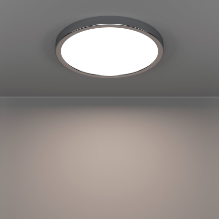 Plafoniera EGLO Fueva 6 901764 LED 14,2W 2700K, 4000K, 6500K 2000lm 220-240V,50/60Hz H 25mm x Ø278mm otel crom plastic alb IP44 [3]