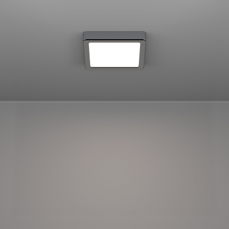 Plafoniera EGLO Fueva 6 901765 LED 7W 2700K, 4000K, 6500K 1100lm 220-240V,50/60Hz L 150mm x l 150mm x H 25mm otel crom plastic alb IP44 [3]