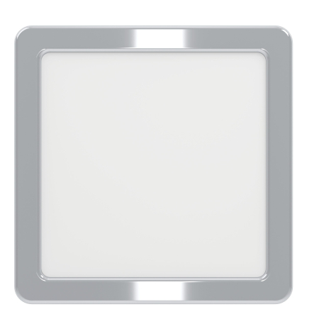Plafoniera EGLO Fueva 6 901765 LED 7W 2700K, 4000K, 6500K 1100lm 220-240V,50/60Hz L 150mm x l 150mm x H 25mm otel crom plastic alb IP44 [4]