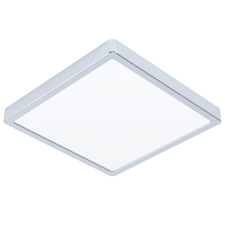 ILUMINAT - Plafoniera EGLO Fueva 6 901767 LED 13W 2700K, 4000K, 6500K 2100lm 220-240V,50/60Hz L 290mm x l 290mm x H 25mm otel crom plastic alb IP44
