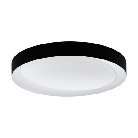 BLACK FRIDAY - Plafoniera EGLO LAURITO 99783, LED 24W, 2160lm, 3000-6500K, Otel, Alb, Plastic, Negru, Alb