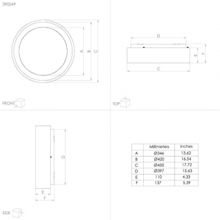 Plafoniera EGLO MARGHERA 2 390049, LED 25.5W, 3000lm, 3000K, Otel, Negru, Plastic, Alb [1]