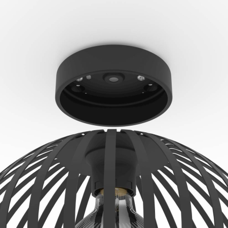 Plafoniera EGLO Mogano 3 900792 E27 1X40W 220-240V,50/60Hz H 180mm x Ø280mm otel negru  IP20 [2]