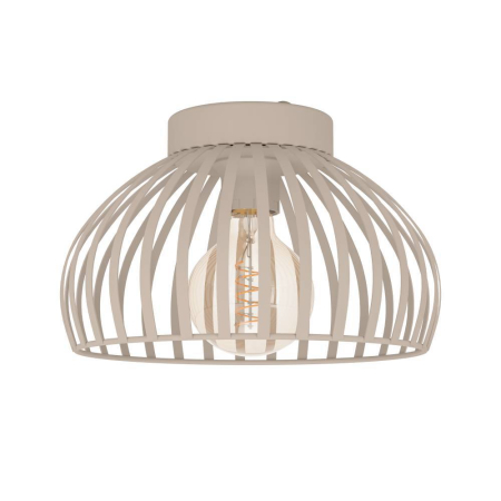 ILUMINAT INTERIOR - Plafoniera EGLO Mogano 3 901746 E27 1X40W 220-240V,50/60Hz H 180mm x Ø280mm otel sandy  IP20