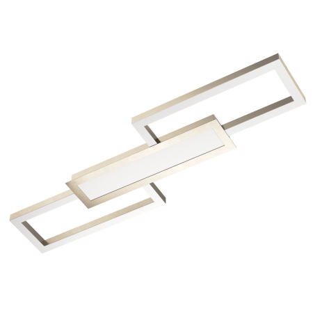 ILUMINAT INTERIOR - Plafoniera EGLO Monirote 99791 LED 37W 3000-6500K 4450lm 220-240V,50/60Hz L 780mm x l 260mm x H 45mm aluminiu/otel nichel satinat plastic alb IP20