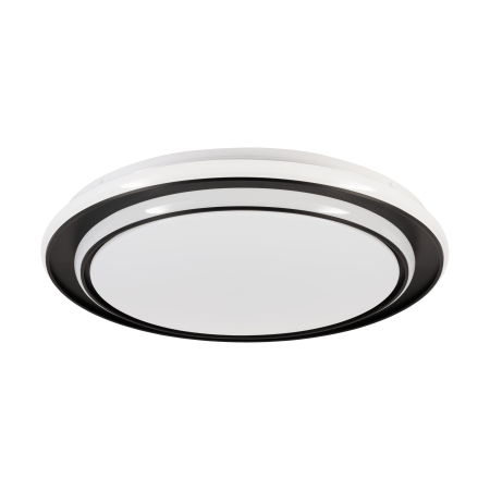 Plafoniera EGLO Moschetta 902047 LED 36W 2700K, 4000K, 6500K 4800lm 220-240V,50/60Hz H 70mm x Ø490mm otel negru plastic alb IP20