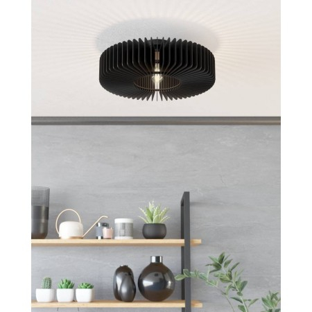 Plafoniera Eglo Palombaia, negru, lemn, 1XE27, 900831 [1]