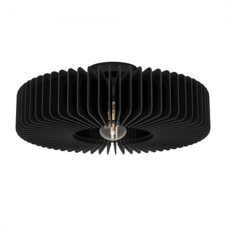 BLACK FRIDAY 2024 - Plafoniera Eglo Palombaia, negru, lemn, 1XE27, 900831