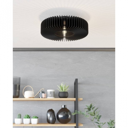 Plafoniera Eglo Palombaia, negru, lemn, 1XE27, 900831 [2]