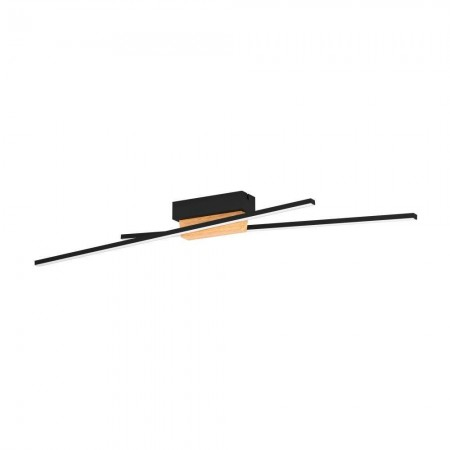 EGLO INTERIOR - Plafoniera Eglo Panagria, negru, LED, 26W, 3120 lumeni, alb cald 3000k, 900488