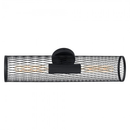 BLACK FRIDAY 2024 - Plafoniera Eglo Redcliffe, negru mat, 2XE27, L.54 cm, 43535