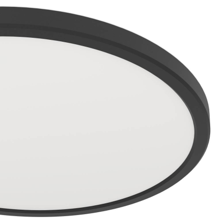 Plafoniera EGLO Rovito 901438 LED 13,9W 2700K, 4000K, 6500K 1750lm 220-240V,50/60Hz H 30mm x Ø300mm plastic negru plastic alb IP44 [1]