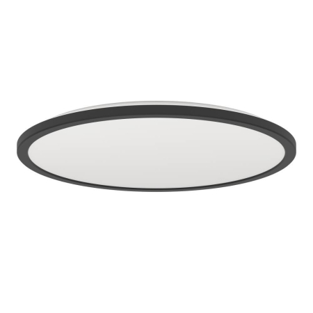 Plafoniera EGLO Rovito 901441 LED 16,8W 2700K, 4000K, 6500K 2900lm 220-240V,50/60Hz H 32mm x Ø500mm plastic negru plastic alb IP44