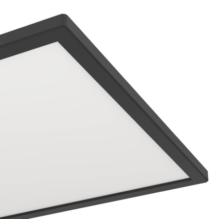 Plafoniera EGLO Rovito 901443 LED 17,6W 2700K, 4000K, 6500K 2400lm 220-240V,50/60Hz L 390mm x l 390mm x H 30mm plastic negru plastic alb IP44 [1]