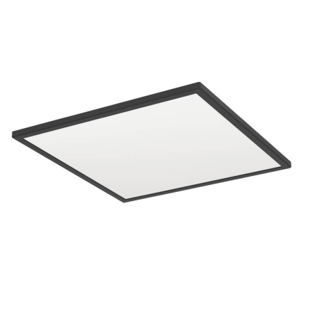 Plafoniere - Plafoniera EGLO Rovito 901444 LED 17W 2700K, 4000K, 6500K 2800lm 220-240V,50/60Hz L 500mm x l 500mm x H 32mm plastic negru plastic alb IP44