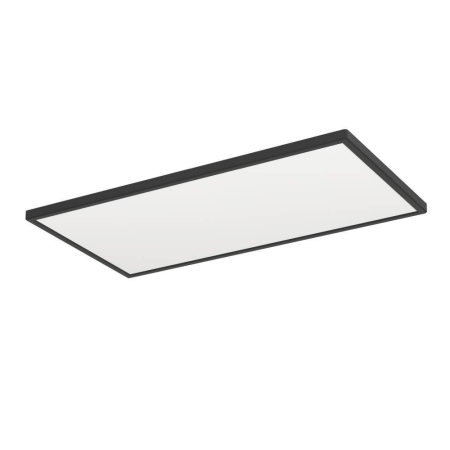 ILUMINAT INTERIOR - Plafoniera EGLO Rovito 901445 LED 17,2W 2700K, 4000K, 6500K 2580lm 220-240V,50/60Hz L 570mm x l 300mm x H 30mm plastic negru plastic alb IP44