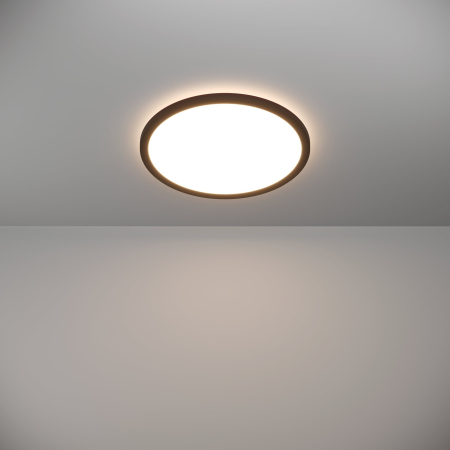 Plafoniera EGLO Rovito-R 901454 LED 18,5W 2700-6500K 2300lm 220-240V,50/60Hz H 30mm x Ø389mm plastic negru plastic alb IP44 [3]