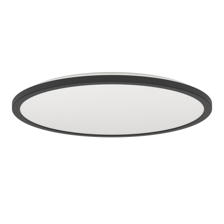 Plafoniera EGLO Rovito-R 901455 LED 16,8W 2700-6500K 2900lm 220-240V,50/60Hz H 32mm x Ø500mm plastic negru plastic alb IP44