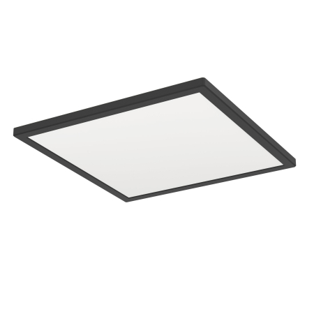 ILUMINAT INTERIOR - Plafoniera EGLO Rovito-R 901456 LED 17,6W 2700-6500K 2400lm 220-240V,50/60Hz L 390mm x l 390mm x H 30mm plastic negru plastic alb IP44