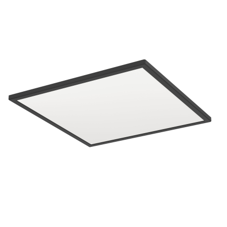 Moderne - Plafoniera EGLO Rovito-R 901457 LED 17W 2700-6500K 2800lm 220-240V,50/60Hz L 500mm x l 500mm x H 32mm plastic negru plastic alb IP44