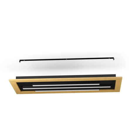 Plafoniera EGLO Tirrenara 900604 LED;LED 2X9,2W;1X13,7W 2700-6500K 2600;1800lm 220-240V,50/60Hz L 780mm x l 305mm x H 55mm otel/lemn negru/maro plastic alb IP20 [1]