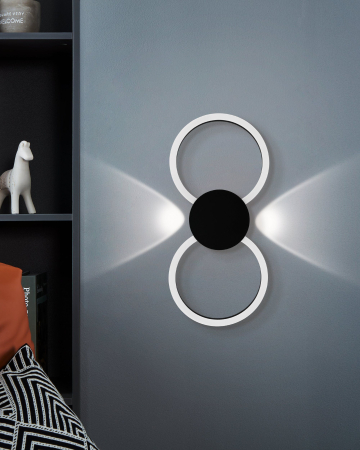 Plafoniera EGLO Venticello 1 902124 LED;LED 20W;0,91W 2700+4000K 2400;135lm 220-240V,50/60Hz L 660mm x l 300mm x H 50mm aluminiu negru plastic alb IP20 [5]