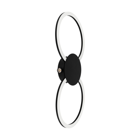 Moderne - Plafoniera EGLO Venticello 1 902124 LED;LED 20W;0,91W 2700+4000K 2400;135lm 220-240V,50/60Hz L 660mm x l 300mm x H 50mm aluminiu negru plastic alb IP20