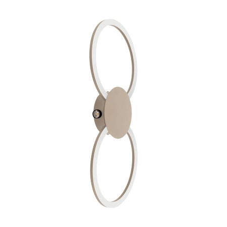 ILUMINAT INTERIOR - Plafoniera EGLO Venticello 1 902127 LED;LED 20W;0,91W 2700+4000K 2400;135lm 220-240V,50/60Hz L 660mm x l 300mm x H 50mm aluminiu sandy plastic alb IP20